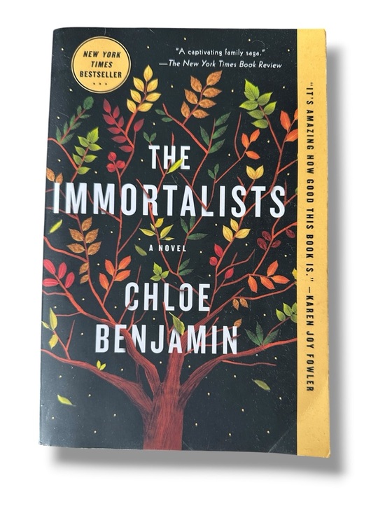 Other - The Immortalists by Chloe Benjamin — Black Cover with Multicolor Tree